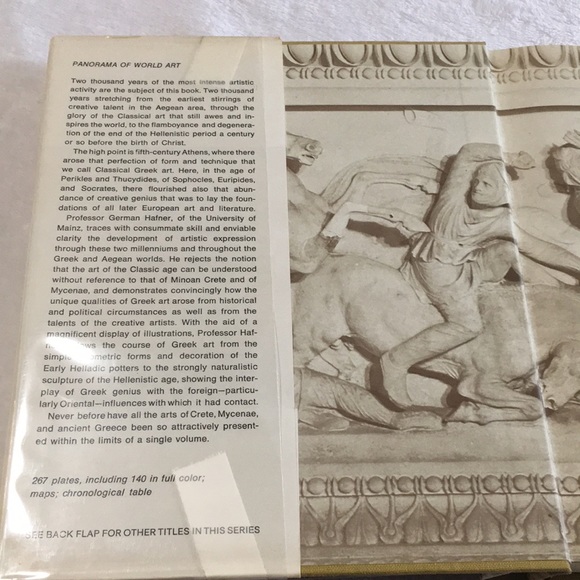 Art of Crete, Mycenae, & Greece. 7 1/2”x9” coffee table book by German Hafner - Picture 3 of 16